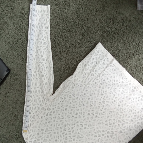 NWT! LOFT Whisper WhiteLace Long Sleeve Top - Picture 4 of 9